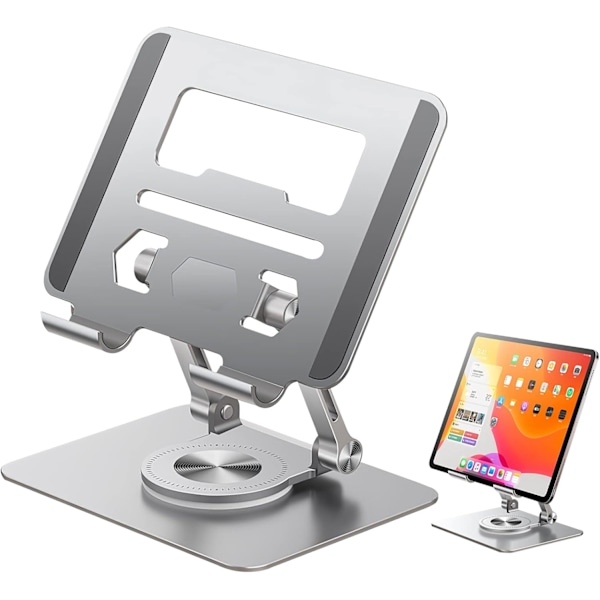 Tabletstativ, 360° roterende laptopstativ, stativ 12,9 tommer