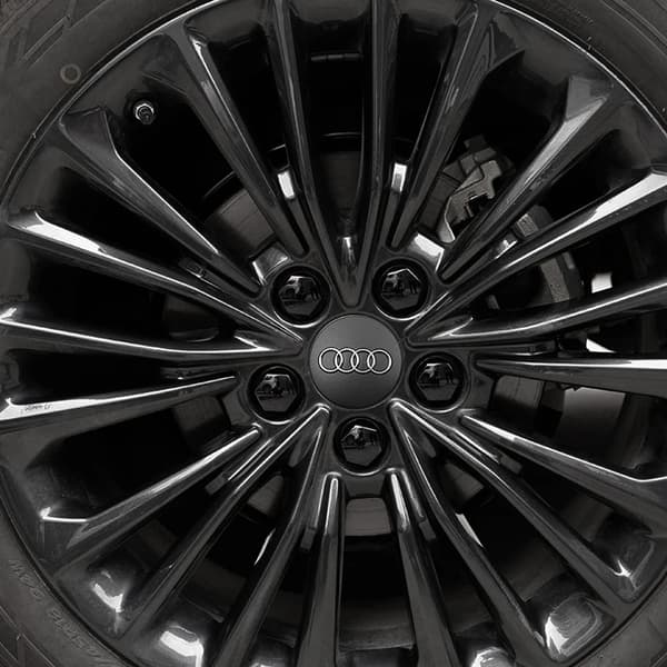 Audi Senterkopper / Hjulnav Bilmerke - 4-pakning Black 69 mm
