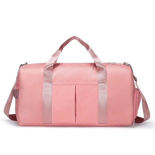 Sports Gym Bag med våd lomme og skorum pink