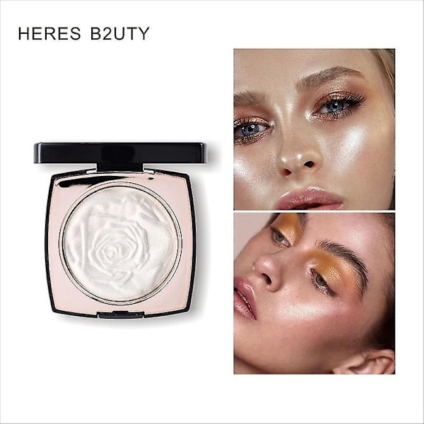 Shimmer Highlighter Pudder Palette Ansigtskontur Makeup Highlight | Bronzere & Highlighters