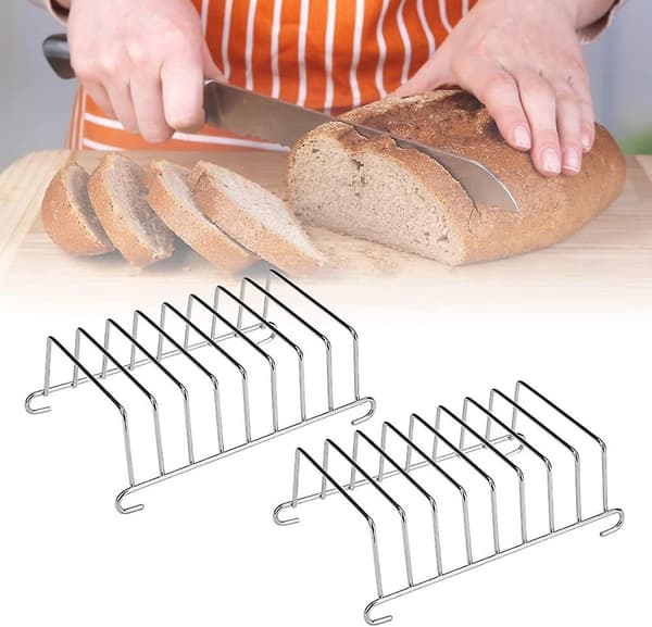 2 st Toastställ - Rostfritt Stål Toastställ