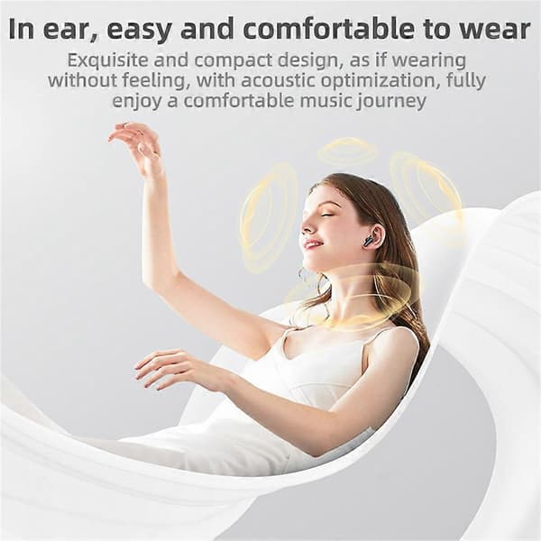 Typ A YESIDO TWS26 Djup Bas In-Ear Hörlurar TWS Bluetooth 5.3 Hörlurar