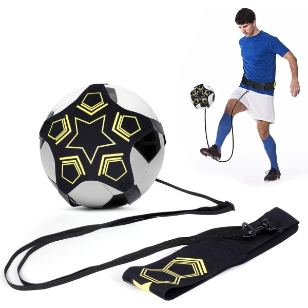 Fotballtreningsbelte, 5-grenet fotballsparketrener med fleksibelt justerbart belte