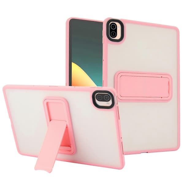 Fodral för Xiaomi Pad 5/Pad 5 Pro med Ställ TPU+PC Hud-Touch Tablet Skydd - Rosa
