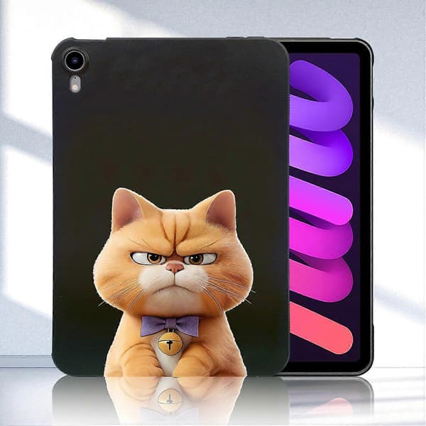 Fodral för iPad mini (2024) Mönstertryck Slim TPU Tablet Skyddsfodral - Garfield Cat
