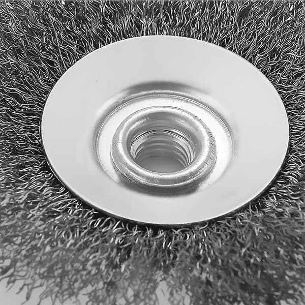Sett, 100 mm bølget skråkantbørste