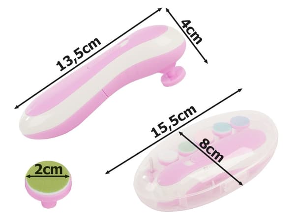 Baby Nagelfil - Nagelfil / Barn - Elektrisk pink