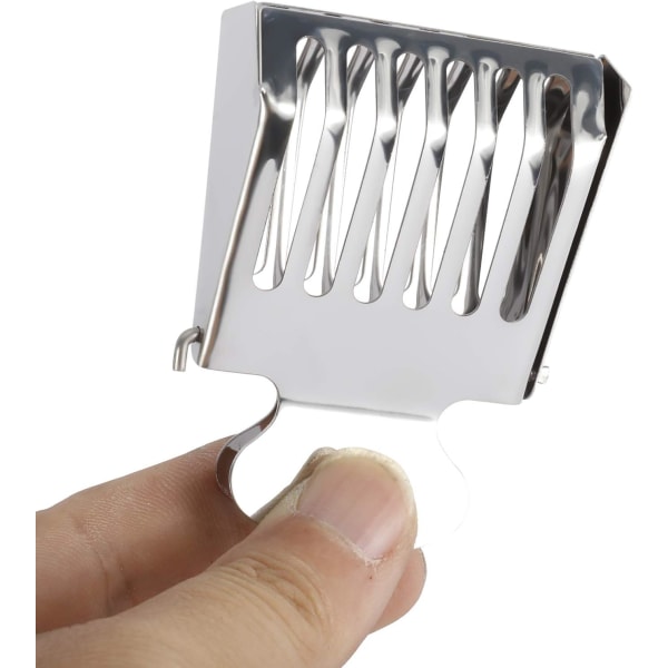 5-pack biuppfödning bi bur fångstklämmor i rostfritt stål biodlare bi fälla verktyg