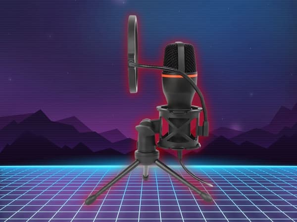 USB-mikrofoni RGB - Studion mikrofoni striimaukseen ja pelaamiseen