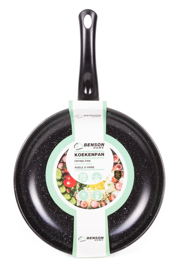 Stekepanne 28 cm marmor non-stick