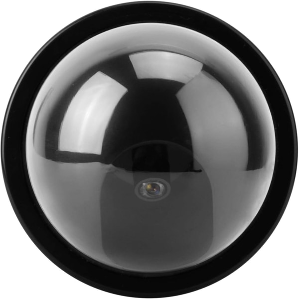 4st Dome Simulation Dummy Fake Security Camera, Anti-Stöld CCTV övervakningskamera med blinkande LED-ljus