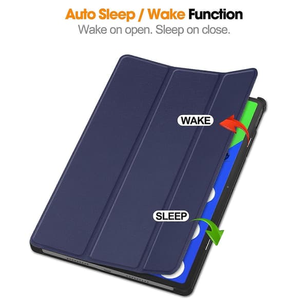 Etui til Lenovo Xiaoxin Pad Pro 12.7 tommer Anti-Drop Læder Stand Tablet Cover