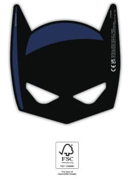Batman Rogue Rage maske, 6 stk FSC