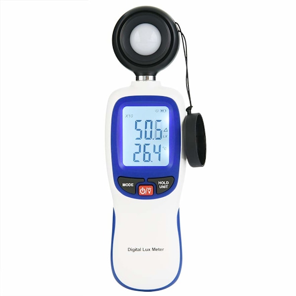 Digitalt Luxmeter WT81 Lux Meter Bærbar Lysmåler Tester 0-200 000 Lux Test Illuminometer Lysstyrke Tester Data Lagring