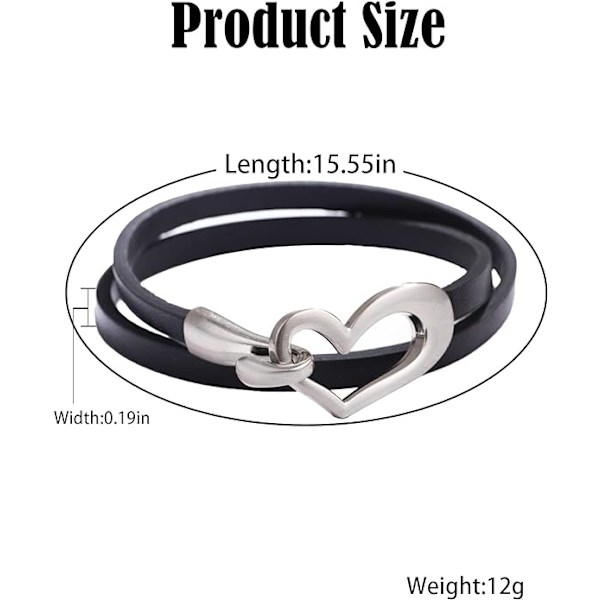Utvalg av alle lær armbånd for kvinner Trendy lær wrap armbånd Lær krage Tenåringsjente Trendy ting Julegaver