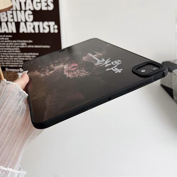 Black Myth Wukong Spelfodral för iPad Pro 13 (2024) Hud-Touch TPU PC Baksida - Wukong Back Shadow