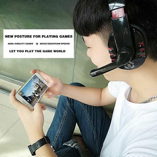 OVLENG V8-1 Bluetooth Headset Brusreducering HiFi Ljud Hörlurar med Mikrofon