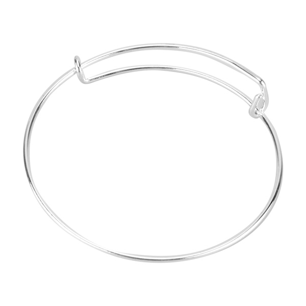 20PCS rostfritt stål AntiRost Expanderbar Armband Justerbar DIY Handgjord Silver Armband