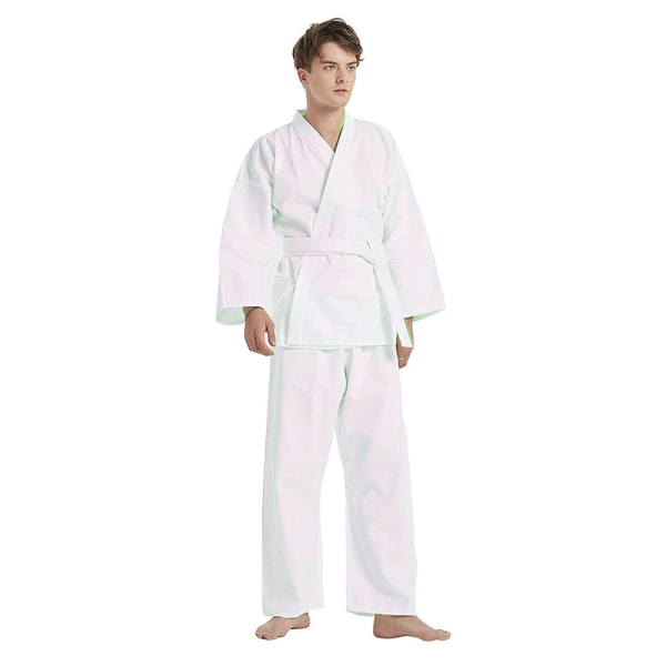 Lättviktig karatedräkt eller taekwondouniform (170 cm)
