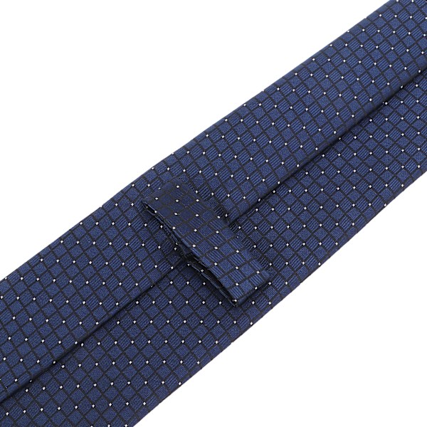 Herr slips 146 cm lång 8 cm bred gitterpunkt perfekt match klassisk design herr slips för present födelsedag