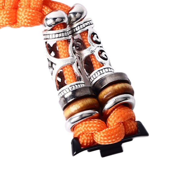 Flätat Klockarmband Unikt Handvävt Slitstarkt Etniskt Klockarmband för Xiaomi 8 Pro Orange