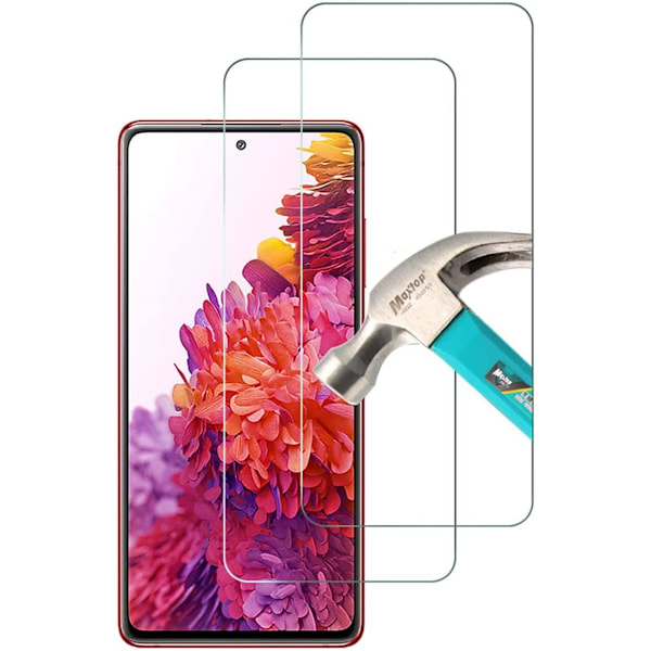 2-pack skärmskydd i härdat glas för Galaxy S20 FE – rep- & stötskydd
