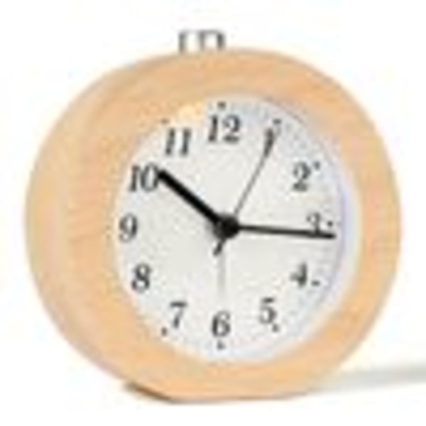 Charmig Tidmätare, Lättanvänd Retrodesign Väckarklocka med Ökande Volym för ett Mjukt Morgonuppvaknande (Bärbar och Batteridriven)