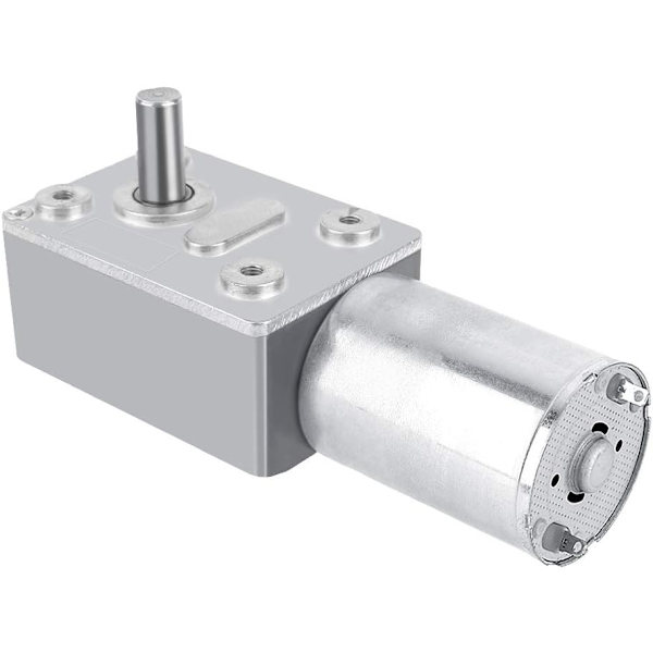 12V Reversibel Reducerbar Elektrisk Motor Hög Vridmoment Turbin Snäckväxel (5RPM)