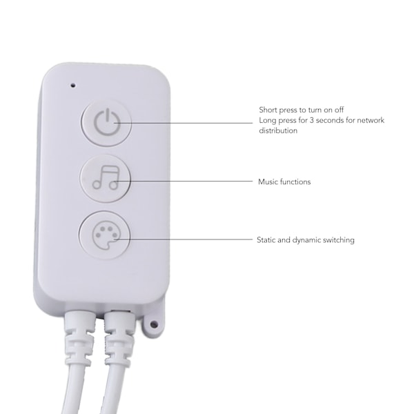 LED Dimmer Fjärrkontroll Röststyrning RGB Dimmer för Hem Bar KTV LED-projekt DC 5‑24V