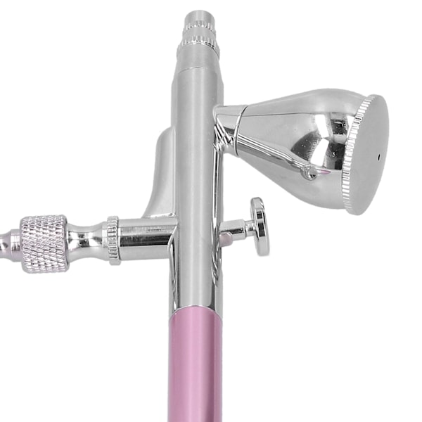 G1/8 Airbrush Spray Gun Kit Färgspruta Konstset för Modellutskrift HeminredningRosa