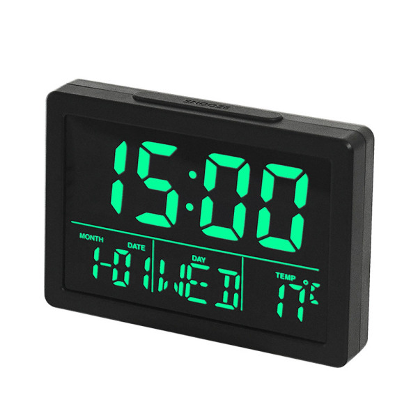 Stor skärm enkel stil LED-klocka vid sängen väckarklocka, stil3