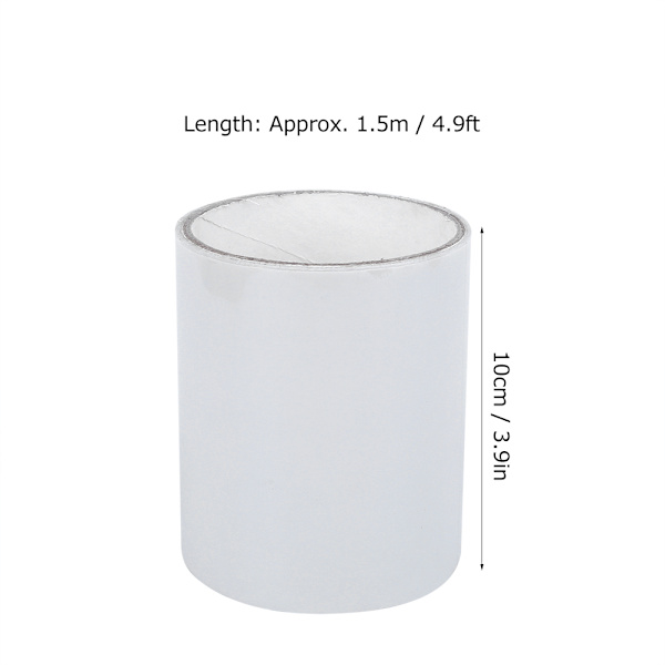 2 st vita starka självhäftande vattentäta rörledningsslangläckagereparationer tejptillbehör 10 cm x 1,5 m