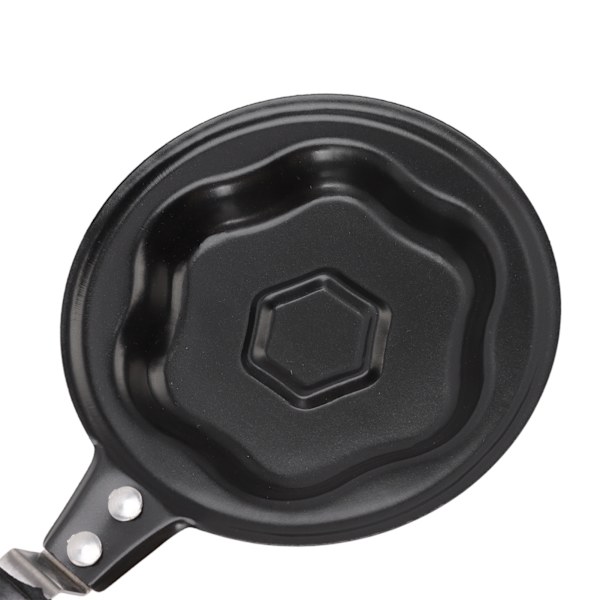 Mini Non-Stick Stekpanna för Ägg Innovativ Koreansk Frukostgryta DIY Mini Frukost Omelettpanna Form Blomma