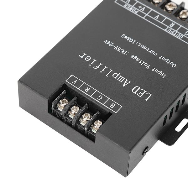 30A 12-24V LED-förstärkare Aluminiumhölje Färgrik Signal Strömförsörjning Repeater Styrenhet