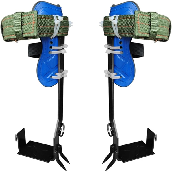 Set med justerbara säkerhetssele bältesremmar, trädklättringssats med 2 stålväxlar, klätterverktyg