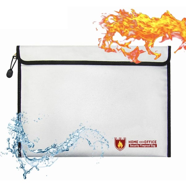 Brandsäkra dokumentpåsar 38 x 28 cm brandsäkra och vattentäta