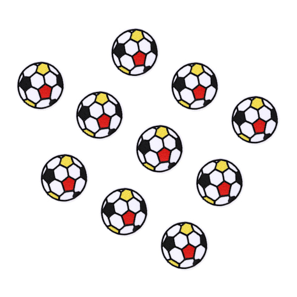 10 st sy på lappar bollsporter spel stil DIY broderade sy applikationer för barn dekoration kläder reparation