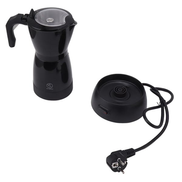 300 ml elektrisk mokabryggare 6 koppar visuell elektrisk kaffebryggare för hem kök dessertbutik 220‑240V EU-kontakt