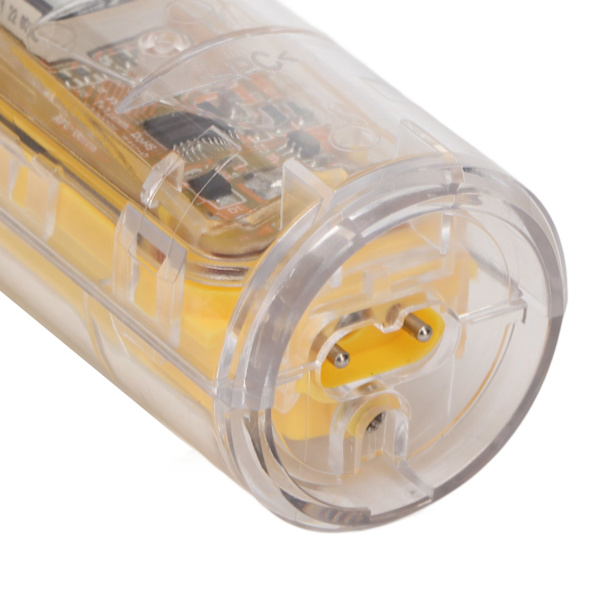 Transparent Gul Elektrisk Hårtrimmer Digital Display Elektrisk Frisör Rakapparat Hårsax för Salong