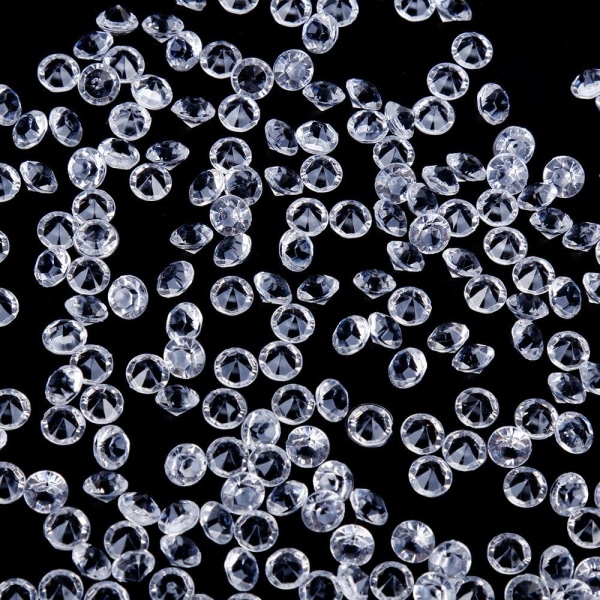 3000 små diamantformade kristaller för bordsdekoration 6mm, bröllopsbordsdekoration strö kristaller, diamanter