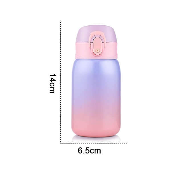 Barnvattenflaska - isolerad flaska i rostfritt stål,,stil2
