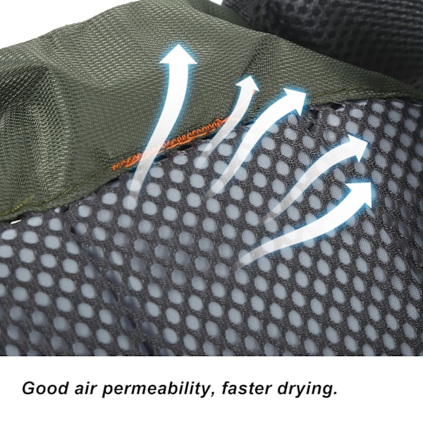 Justerbar nylon fiskeväst utomhus andningsbar mesh väst jackor med fickor