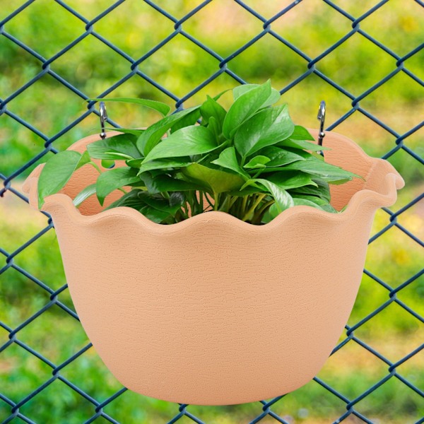 Chic Ny Design Hängande Bonsai Väggkruka, Enkel Väggmontering Utrymmesbesparande Design För Inom- och Utomhusbruk, Dekorativ Väggmonterad Blomkruka Med Våg