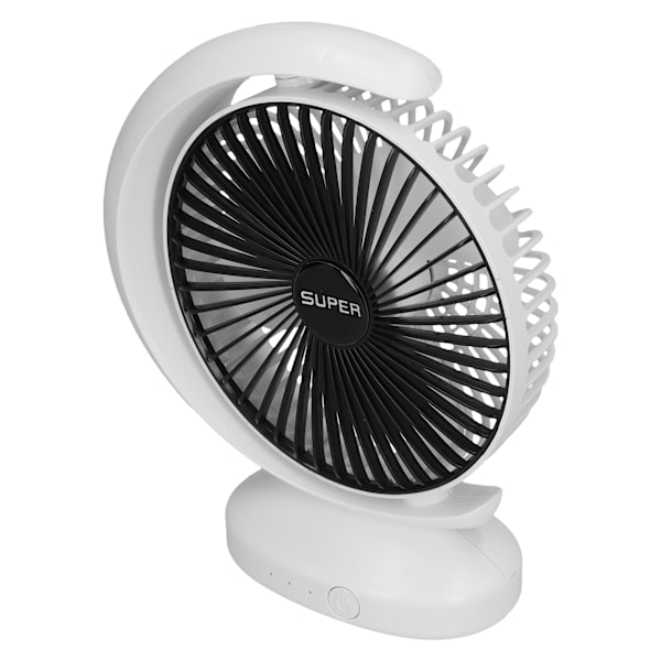 Mångsidig Bärbar Fläkt, Batteridriven Med Tyst Drift, Flexibel Justering För Hem, Kontor, Camping & Resor