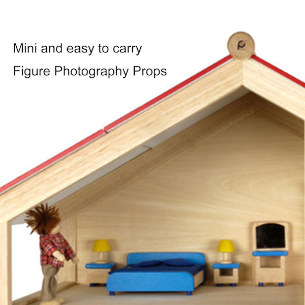 2 st miniatyrstol 1/6 skala casual söt stil DIY liten plastmaterial 14x9x8cm dockhusleksaker för prydnader svart