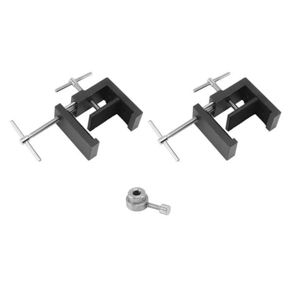 2 st skåpklämma i aluminiumlegering och stål, klämma för skåpstomme för enkel och snabb installation