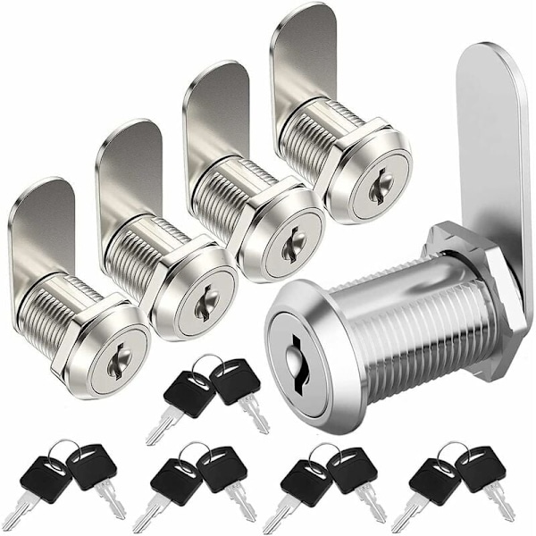 Secure Lock Solutions, Låscylindrar med samma nyckel, vattentäta och rostfria kamlås för dina kära utrymmen, premiumkvalitetsmetall med enkel installation, 20