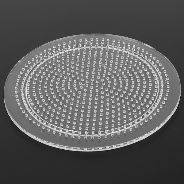 Transparent geometrisk pluggtavla mall barn leksaker för 2,6 mm Perler pärlor (rund)