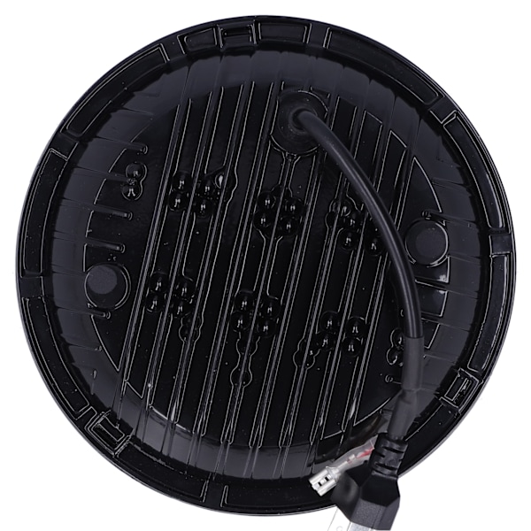 7 tum 12V LED Motorcykelstrålkastare 6000K 3000LM Vattentät Strålkastare Universal Passform för Jeep Wrangler
