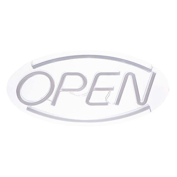 LED Open Neon Skyltar Öppna Ord Neon Nattljus för Rum Dekor Ljuslampa Sovrum Bar Pub Hotell Cafe Restaurang Lekrum Väggkonst Dekorationsskylt